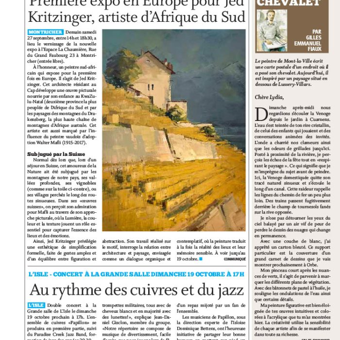 Journal de Cossonay, 2025